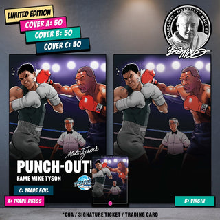 FAME: MIKE TYSON'S PUNCH OUT!! EXCLUSIVE VARIANT by Bob McLeod | VS LITTLE MAC