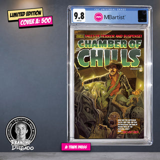 COMIC BOOK, PREORDER | CHAMBER OF CHILLS #13: GOLDEN AGE TRIBUTE by Francine Delgado | CGC 9.8 BLUE LABEL