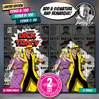 COMIC BOOK | DICK TRACY #1: VARIANT EXCLUSIVE by Bob McLeod | SET OF 2