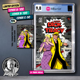 COMIC BOOK, PREORDER | DICK TRACY #1: EXCLUSIVE VARIANT by Bob McLeod | CGC 9.8 BLUE LABEL