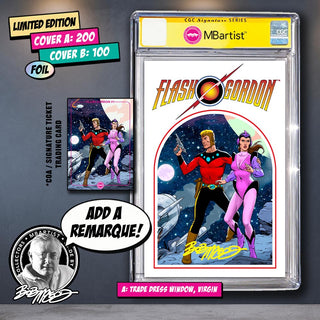 COMIC BOOK, PREORDER | FLASH GORDON #1: by Bob McLeod | CGC 9.6+ YELLOW LABEL