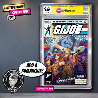 COMIC BOOK, PREORDER | G.I. JOE: ARAH #1, HAMA FILES EDITION: VARIANT EXCLUSIVE by Steven Ahola | CGC 9.6+ YELLOW LABEL