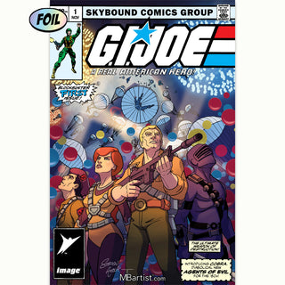 COMIC BOOK, PREORDER | G.I. JOE: ARAH #1 & TRANSFORMERS #1: VARIANT EXCLUSIVE by Steven Ahola | SET OF 2