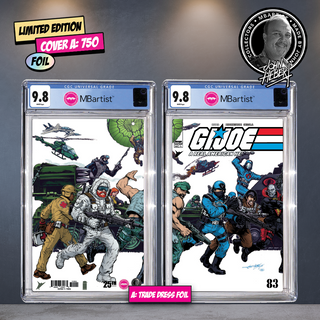 COMIC BOOK, PREORDER | G.I. JOE: ARAH #315: EXCLUSIVE VARIANT by John Hebert  | CGC 9.8 BLUE LABEL
