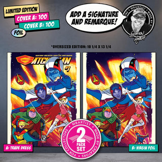 COMIC BOOK | GATCHAMAN #1: TREASURY EXCLUSIVE by Steven Ahola | SET OF 2