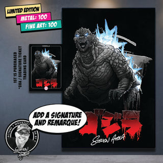 PRINT | GODZILLA: MINUS ONE, MINUS COLOR by Steven Ahola