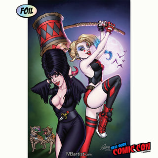 COMIC BOOK | HARLEY QUINN X ELVIRA #1: VARIANT EXCLUSIVE by Steven Ahola