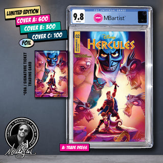 COMIC BOOK, PREORDER | HERCULES #2: EXCLUSIVE VARIANT by James C. Mulligan | CGC 9.8 BLUE LABEL