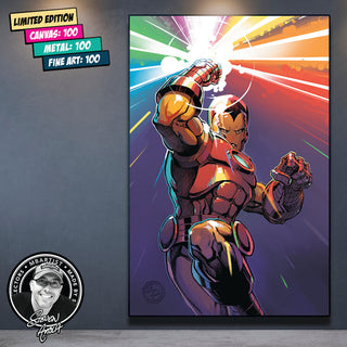 PRINT | IRON MAN: RETRO END GAME by Steven Ahola