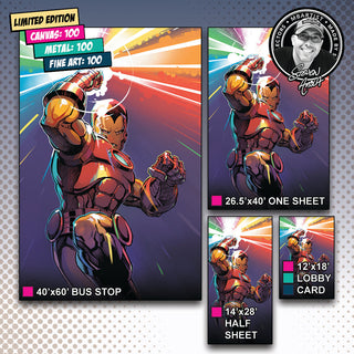 CANVAS | IRON MAN: RETRO END GAME by Steven Ahola