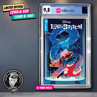 COMIC BOOK, PREORDER | LILO & STITCH #2: EXCLUSIVE VARIANT by Steven Ahola | CGC 9.8 BLUE LABEL