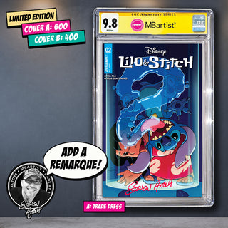 COMIC BOOK, PREORDER | LILO & STITCH #2: EXCLUSIVE VARIANT by Steven Ahola | CGC 9.6+ YELLOW LABEL