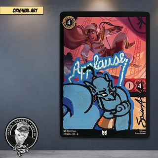 ORIGINAL ART | GENIE REMARQUE by Steven Ahola | LORCANA CARD