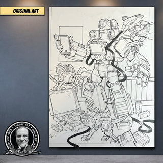 ORIGINAL ART | TRANSFORMERS #21: VARIANT EXCLUSIVE by Len Nicholas