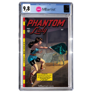 COMIC BOOK, PREORDER | PHANTOM LADY #15: PARTIAL GOLDEN AGE TRIBUTE by Francine Delgado | CGC 9.8 BLUE LABEL
