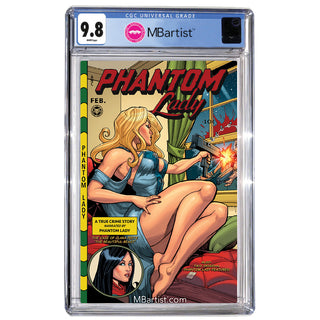 COMIC BOOK, PREORDER | PHANTOM LADY #16: PARTIAL GOLDEN AGE TRIBUTE by Chad Hardin  | CGC 9.8 BLUE LABEL