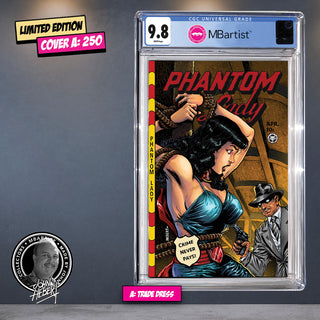 COMIC BOOK, PREORDER | PHANTOM LADY #23: PARTIAL GOLDEN AGE TRIBUTE by John Hebert  | CGC 9.8 BLUE LABEL