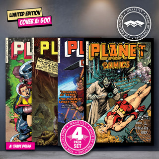 COMIC BOOK | PLANET COMICS #41, 51, 66, 70: PARTIAL GOLDEN AGE TRIBUTE | SET OF 4