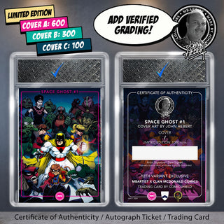 COMIC BOOK, PREORDER | SPACE GHOST #1: EXCLUSIVE VARIANT by John Hebert | CGC 9.6+ YELLOW LABEL