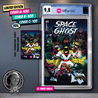 COMIC BOOK, PREORDER | SPACE GHOST #1: EXCLUSIVE VARIANT by John Hebert | CGC 9.8 BLUE LABEL