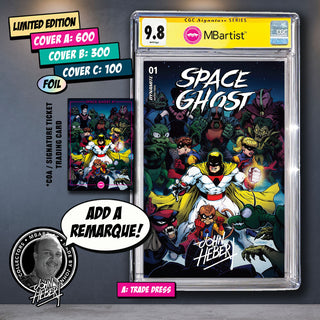 COMIC BOOK, PREORDER | SPACE GHOST #1: EXCLUSIVE VARIANT by John Hebert | CGC 9.6+ YELLOW LABEL