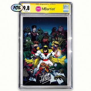 COMIC BOOK, PREORDER | SPACE GHOST #1: EXCLUSIVE VARIANT by John Hebert | CGC 9.6+ YELLOW LABEL