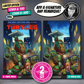 COMIC BOOK | TEENAGE MUTANT NINJA TURTLES #1: VARIANT EXCLUSIVE by Steven Ahola | SET OF 2