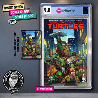 COMIC BOOK, PREORDER | TEENAGE MUTANT NINJA TURTLES #1: EXCLUSIVE VARIANT by Steven Ahola | CGC 9.8 BLUE LABEL
