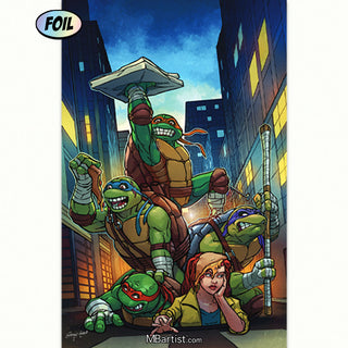 COMIC BOOK | TEENAGE MUTANT NINJA TURTLES #1: VARIANT EXCLUSIVE by Steven Ahola | SET OF 2