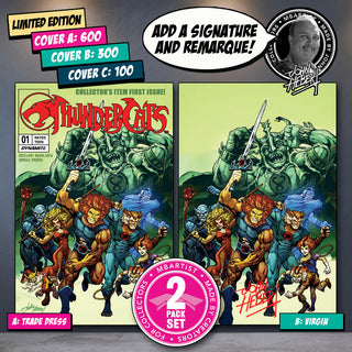 COMIC BOOK | THUNDERCATS #1: VARIANT EXCLUSIVE by John Hebert | SET OF 2