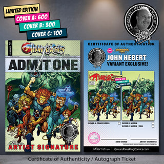 COMIC BOOK | THUNDERCATS #1: VARIANT EXCLUSIVE by John Hebert | SET OF 2