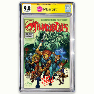 COMIC BOOK, PREORDER | THUNDERCATS #1: EXCLUSIVE VARIANT by John Hebert | CGC 9.6+ YELLOW LABEL