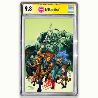 COMIC BOOK, PREORDER | THUNDERCATS #1: EXCLUSIVE VARIANT by John Hebert | CGC 9.6+ YELLOW LABEL