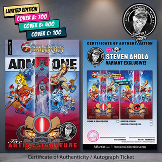 COMIC BOOK, PREORDER | THUNDERCATS #1: EXCLUSIVE VARIANT by Steven Ahola | CGC 9.8 BLUE LABEL