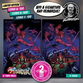 COMIC BOOK | THUNDERCATS #2: VARIANT EXCLUSIVE by Joe Rubinstein | SET OF 2