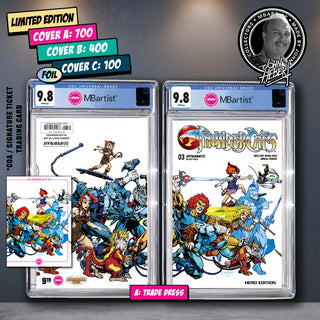 COMIC BOOK, PREORDER | THUNDERCATS #3: EXCLUSIVE VARIANT by John Hebert | CGC 9.8 BLUE LABEL