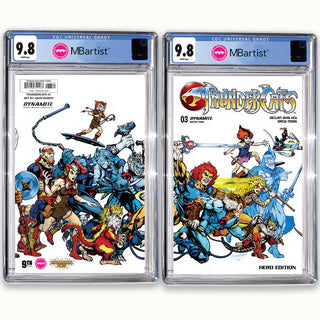 COMIC BOOK, PREORDER | THUNDERCATS #3: EXCLUSIVE VARIANT by John Hebert | CGC 9.8 BLUE LABEL