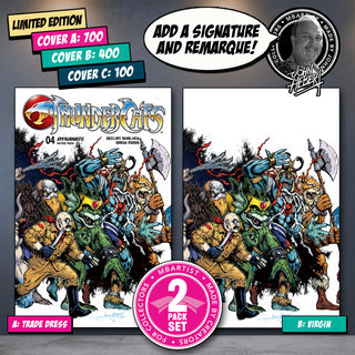 COMIC BOOK | THUNDERCATS #4: VARIANT EXCLUSIVE by John Hebert  | SET OF 2