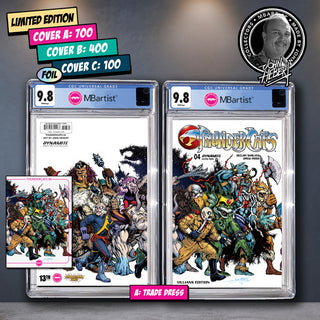 COMIC BOOK, PREORDER | THUNDERCATS #4: EXCLUSIVE VARIANT by John Hebert | CGC 9.8 BLUE LABEL