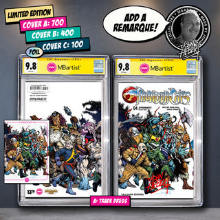COMIC BOOK, PREORDER | THUNDERCATS #4: EXCLUSIVE VARIANT by John Hebert | CGC 9.6+ YELLOW LABEL