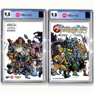 COMIC BOOK, PREORDER | THUNDERCATS #4: EXCLUSIVE VARIANT by John Hebert | CGC 9.8 BLUE LABEL