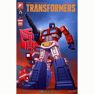 COMIC BOOK | TRANSFORMERS #1: VARIANT EXCLUSIVE by Steven Ahola | SET OF 2
