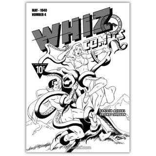COMIC BOOK | WHIZ COMICS #4: GOLDEN AGE TRIBUTE by Bob McLeod
