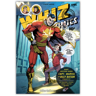 COMIC BOOK | WHIZ COMICS #53: GOLDEN AGE TRIBUTE by Francine Delgado