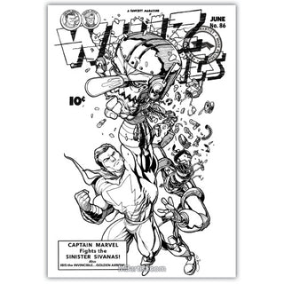 COMIC BOOK | WHIZ COMICS #86: GOLDEN AGE TRIBUTE by Jaime Coker
