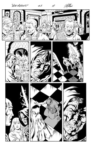 ORIGINAL ART | THE NEW MUTANTS FOREVER #3, PG.18 by Bob McLeod