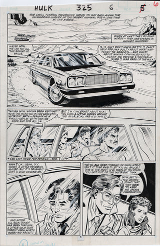 ORIGINAL ART | HULK #325, PG.05 by Bob McLeod