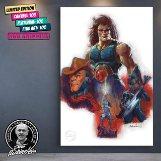 PRINT | LION-O & BLUEGRASS: VOICES OF LARRY KENNEY by Joe Rubinstein
