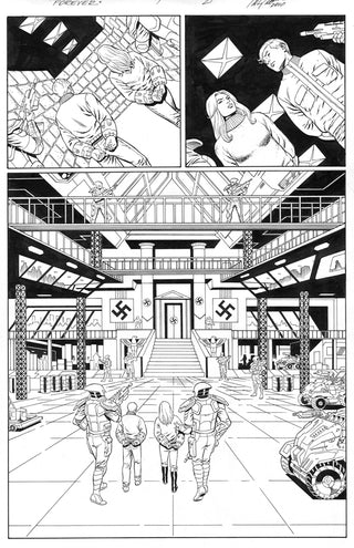 ORIGINAL ART | THE NEW MUTANTS FOREVER #1, PG.21 by Bob McLeod