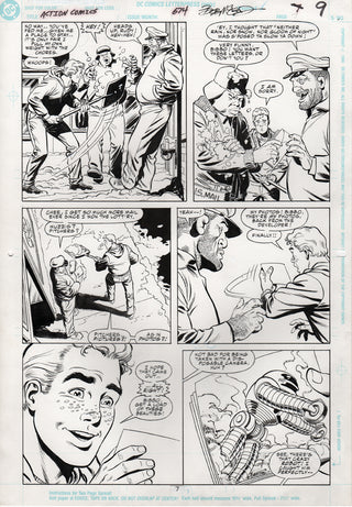 ORIGINAL ART | ACTION COMICS #674, PG.07 by Bob McLeod